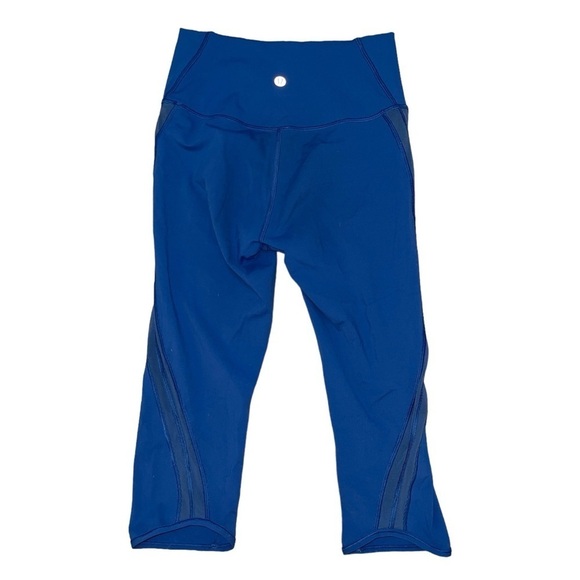 Lululemon Athletica Sun Setter Crop (17") Royal blue women’s size 4 - Picture 9 of 13